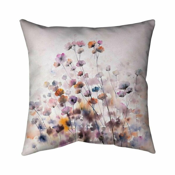 Fondo 26 x 26 in. Wildflowers-Double Sided Print Indoor Pillow FO2793766